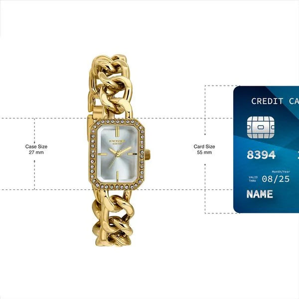 Poze By Sonata Quartz Analog Watch For Women sp80157ym01 - KRISHNA WATCH COMPANY