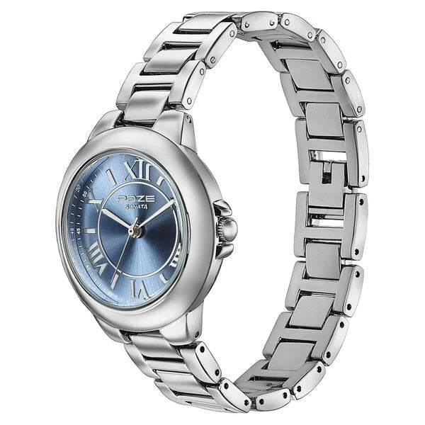 Poze By Sonata Quartz Analog Watch For Women sp80158sm01w - KRISHNA WATCH COMPANY