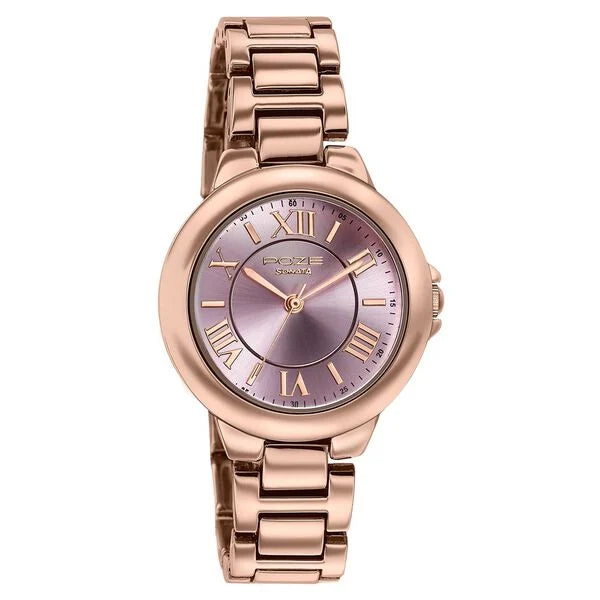 Poze By Sonata Quartz Analog Watch For Women sp80158wm01w - KRISHNA WATCH COMPANY