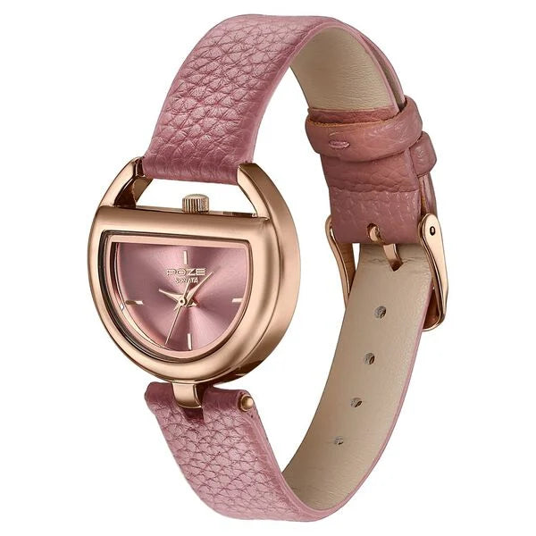 Poze By Sonata Quartz Analog Watch For Women SP80159WL01W - KRISHNA WATCH COMPANY