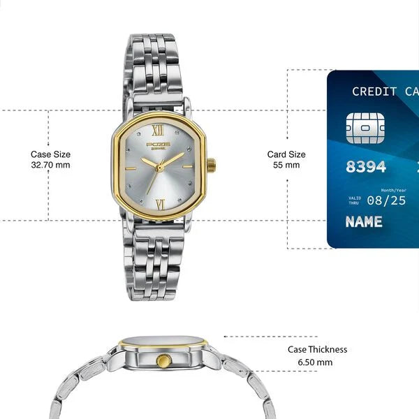 Poze By Sonata Quartz Analog Watch For Women SP80161BM01W - KRISHNA WATCH COMPANY