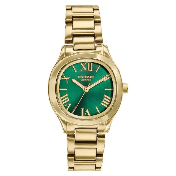 Poze By Sonata Quartz Analog Watch For Women sp80162ym01w - KRISHNA WATCH COMPANY