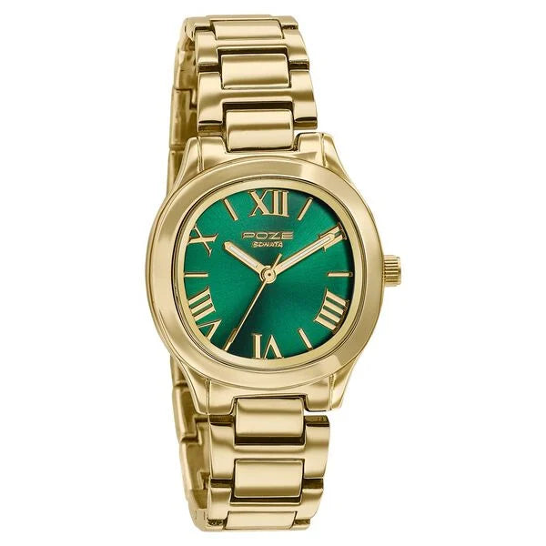 Poze By Sonata Quartz Analog Watch For Women sp80162ym01w - KRISHNA WATCH COMPANY