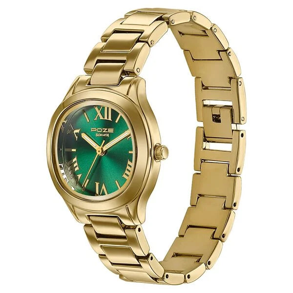 Poze By Sonata Quartz Analog Watch For Women sp80162ym01w - KRISHNA WATCH COMPANY