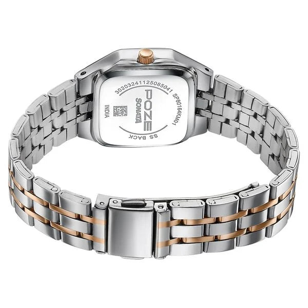 Poze By Sonata Quartz Analog Watch For Women sp80164km01w - KRISHNA WATCH COMPANY