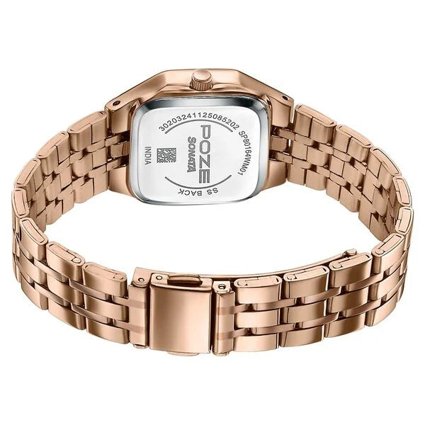 Poze By Sonata Quartz Analog Watch For Women sp80164wm01w - KRISHNA WATCH COMPANY
