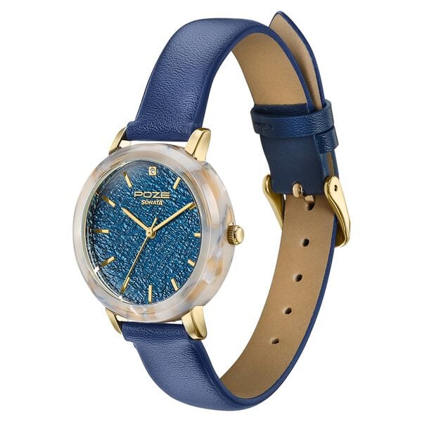 Poze By Sonata Quartz Analog Watch For Women SP80165KL02W - KRISHNA WATCH COMPANY