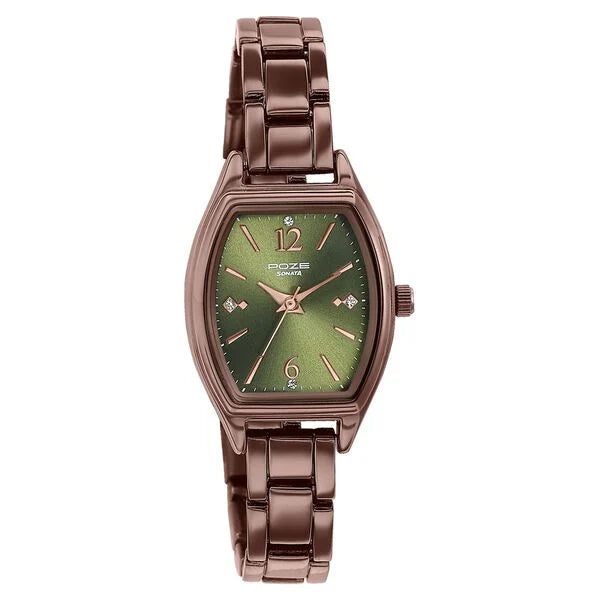 Poze By Sonata Quartz Analog Watch For Women SP80166QM01W - KRISHNA WATCH COMPANY