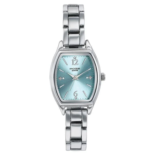 Poze By Sonata Quartz Analog Watch For Women sp80166sm01w - KRISHNA WATCH COMPANY