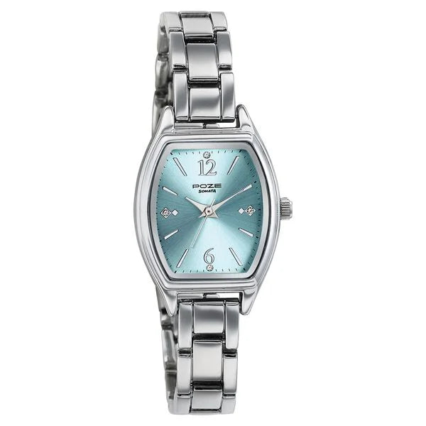 Poze By Sonata Quartz Analog Watch For Women sp80166sm01w - KRISHNA WATCH COMPANY