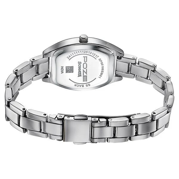 Poze By Sonata Quartz Analog Watch For Women sp80166sm01w - KRISHNA WATCH COMPANY
