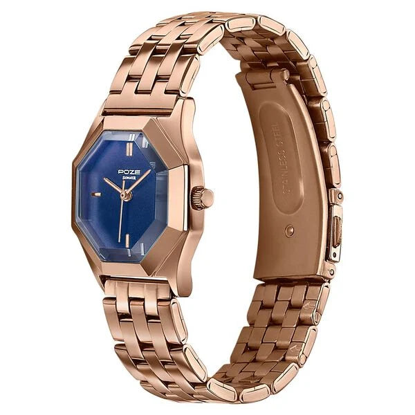 Poze By Sonata Quartz Analog Watch For Women SP80169WM01W - KRISHNA WATCH COMPANY