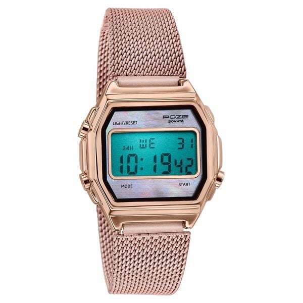 Poze By Sonata Digital Watch For Women sp80170wm01w - KRISHNA WATCH COMPANY