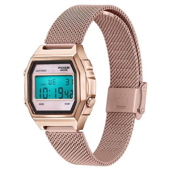 Poze By Sonata Digital Watch For Women sp80170wm01w - KRISHNA WATCH COMPANY