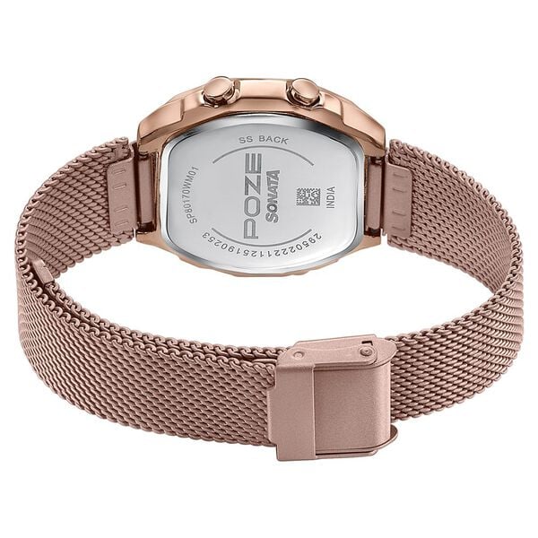 Poze By Sonata Digital Watch For Women sp80170wm01w - KRISHNA WATCH COMPANY