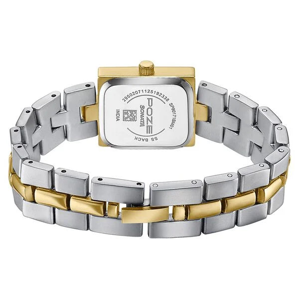 Poze By Sonata Quartz Analog Watch For Women sp80171bm01w - KRISHNA WATCH COMPANY