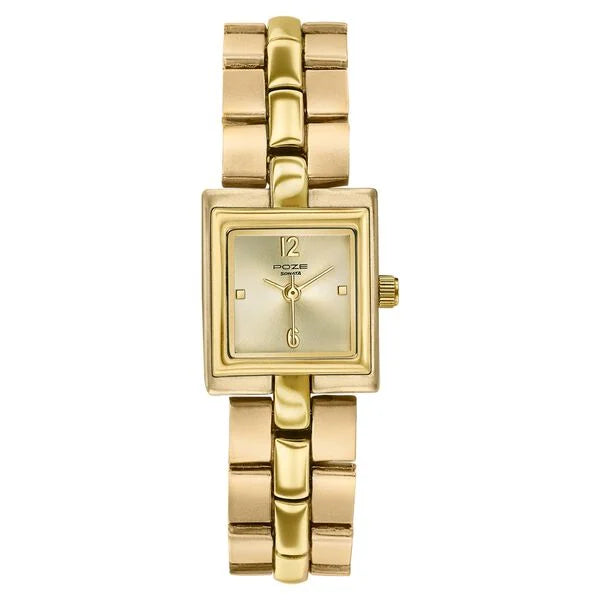 Poze By Sonata Quartz Analog Watch For Women SP80171YM01W - KRISHNA WATCH COMPANY