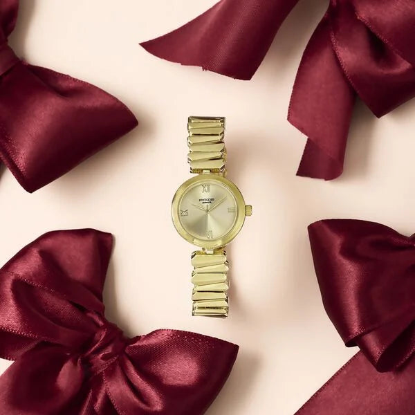 Poze By Sonata Quartz Analog Watch For Women SP80172YM01W - KRISHNA WATCH COMPANY