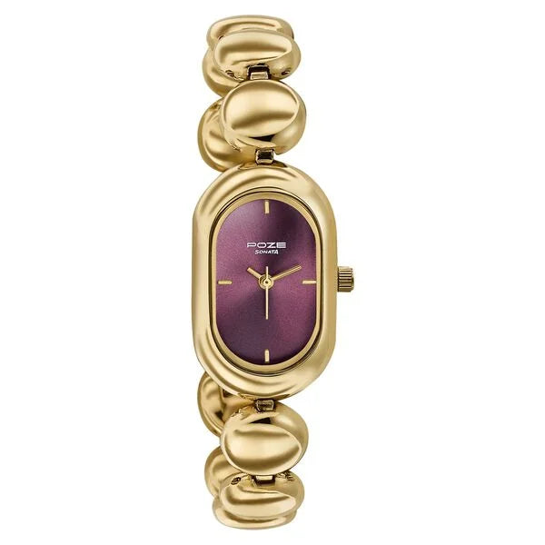 Poze By Sonata Quartz Analog Watch For Women sp80173ym01w - KRISHNA WATCH COMPANY