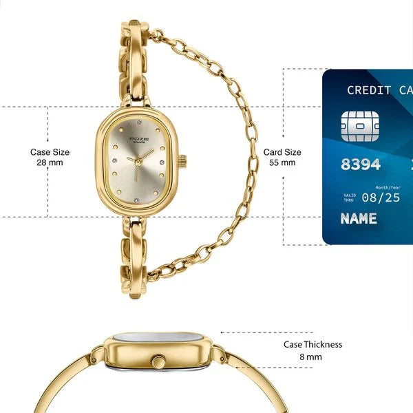 Poze By Sonata Quartz Analog Watch For Women sp80176ym01w - KRISHNA WATCH COMPANY