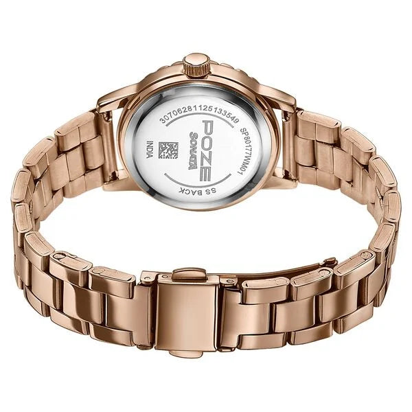 Poze By Sonata Quartz Analog Watch For Women SP80177WM01W - KRISHNA WATCH COMPANY