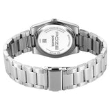 Poze By Sonata Quartz Analog Purple Dial Silver Metal Strap Watch For Women SP80210SM01W