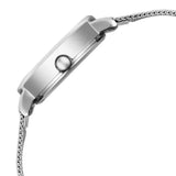 Poze By Sonata Quartz Analog Tiffany Blue Dial Silver Metal Strap Watch For Women SP80211SM01W
