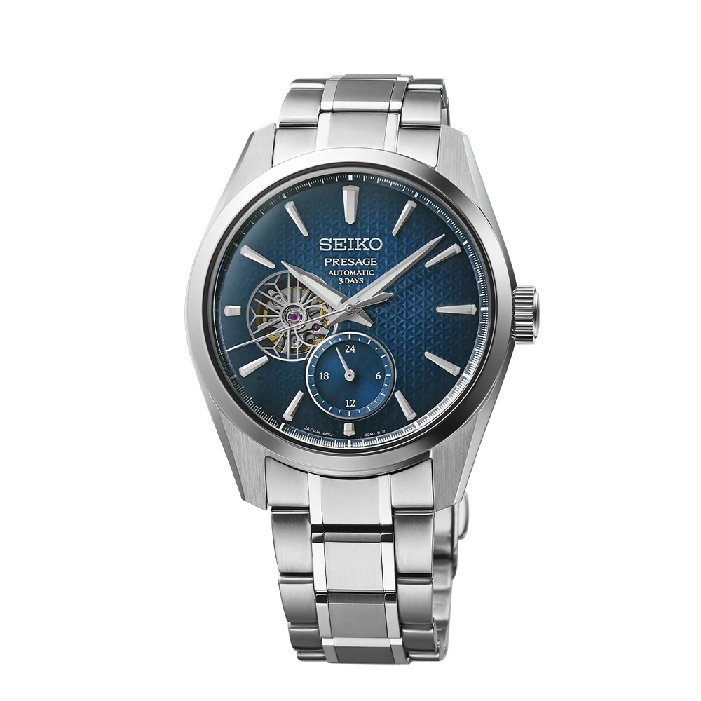 SEIKO Presage Ao Sharp-Edged Open Heart - SPB417J1 - KRISHNA WATCH COMPANY