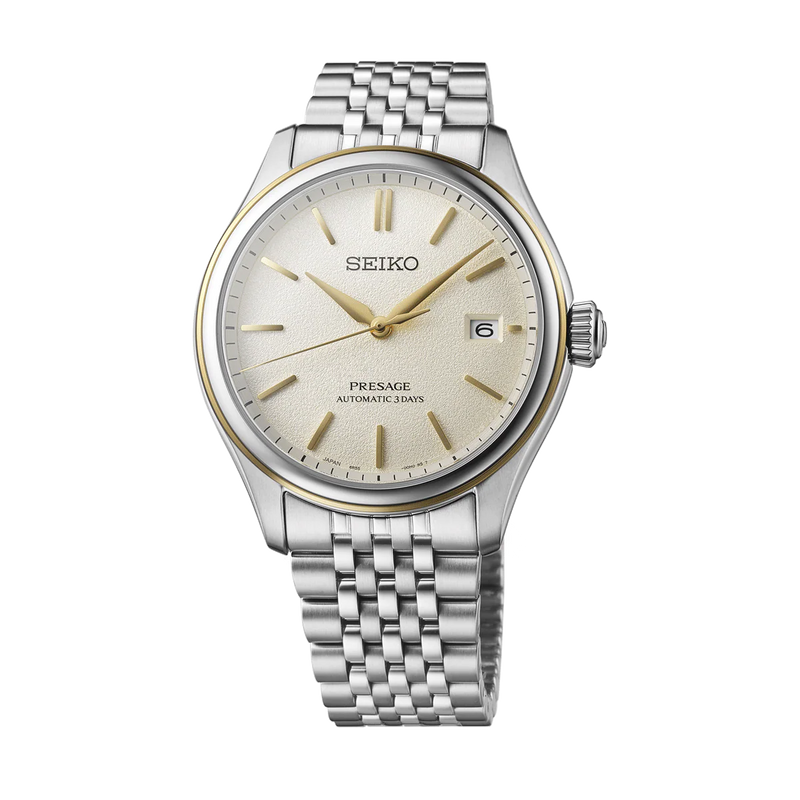 Seiko Presage Classic Series in Delicate Cream Silk - SPB478J1 - KRISHNA WATCH COMPANY