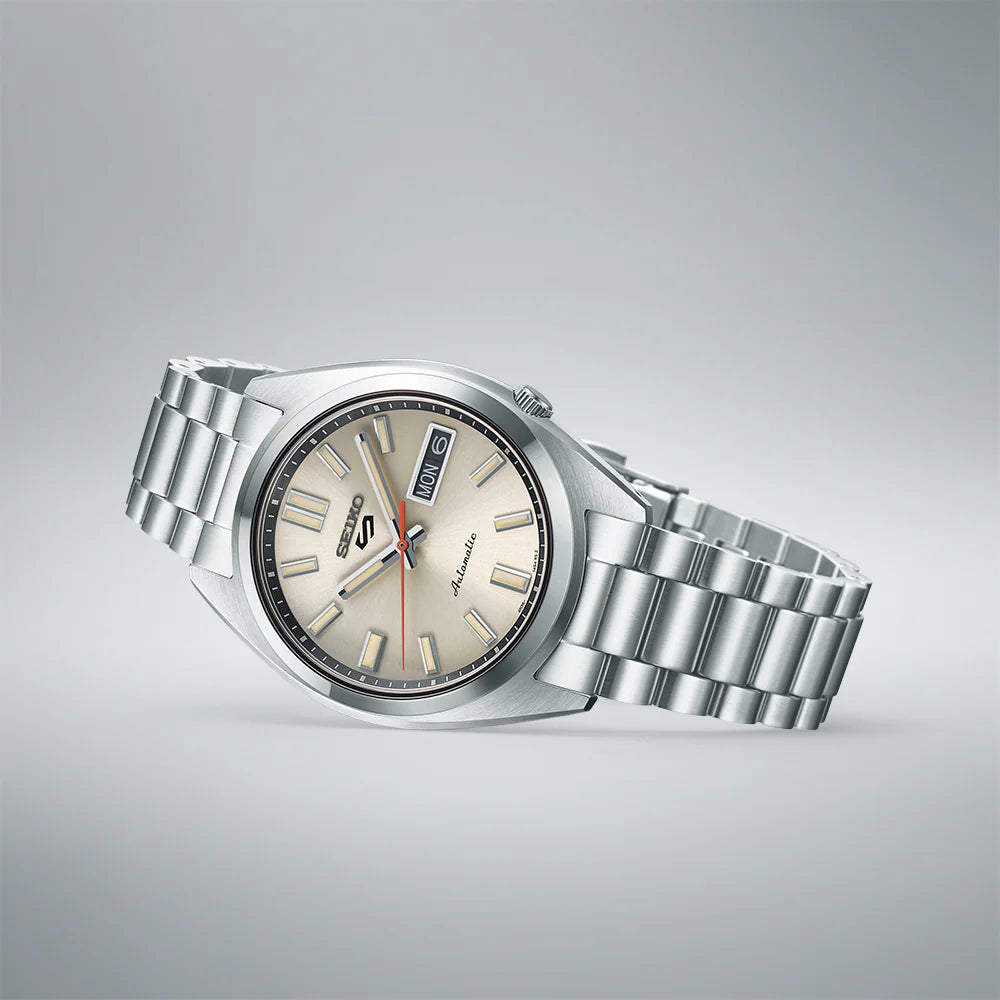 Seiko 5 Sports SNXS Beige Chinos Classic Sports - SRPK91K1 - KRISHNA WATCH COMPANY
