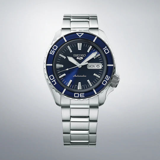 Seiko 5 Sports SKX SNZH5 Bluetone Redux - SRPK97K1 - KRISHNA WATCH COMPANY