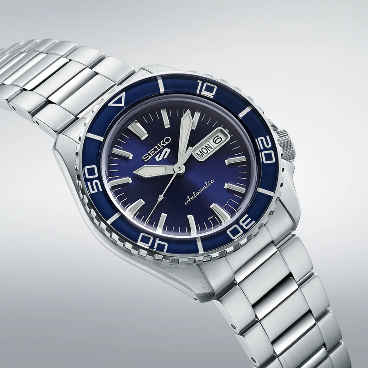 Seiko 5 Sports SKX SNZH5 Bluetone Redux - SRPK97K1 - KRISHNA WATCH COMPANY