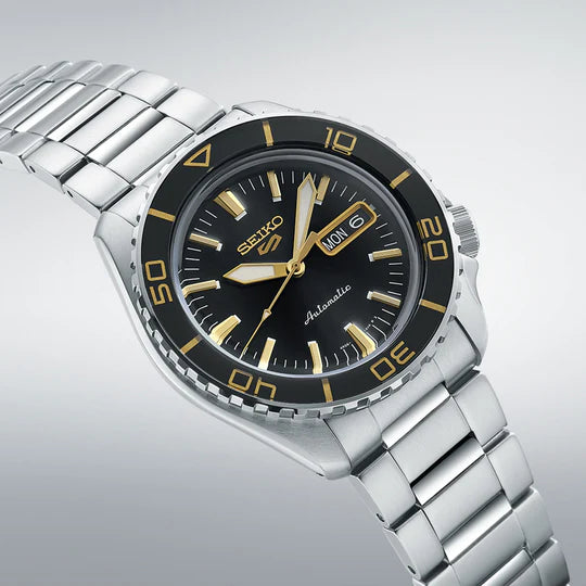 Seiko 5 Sports SKX SNZH5 Blacktone Redux - SRPK99k1 - KRISHNA WATCH COMPANY