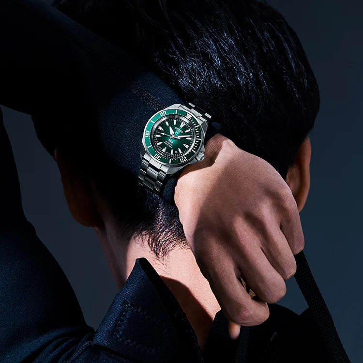 Seiko Prospex PADI 60th Anniversary 4R Compact Mechanical Diver’s Watch in Underwater - SRPL53K1 - KRISHNA WATCH COMPANY