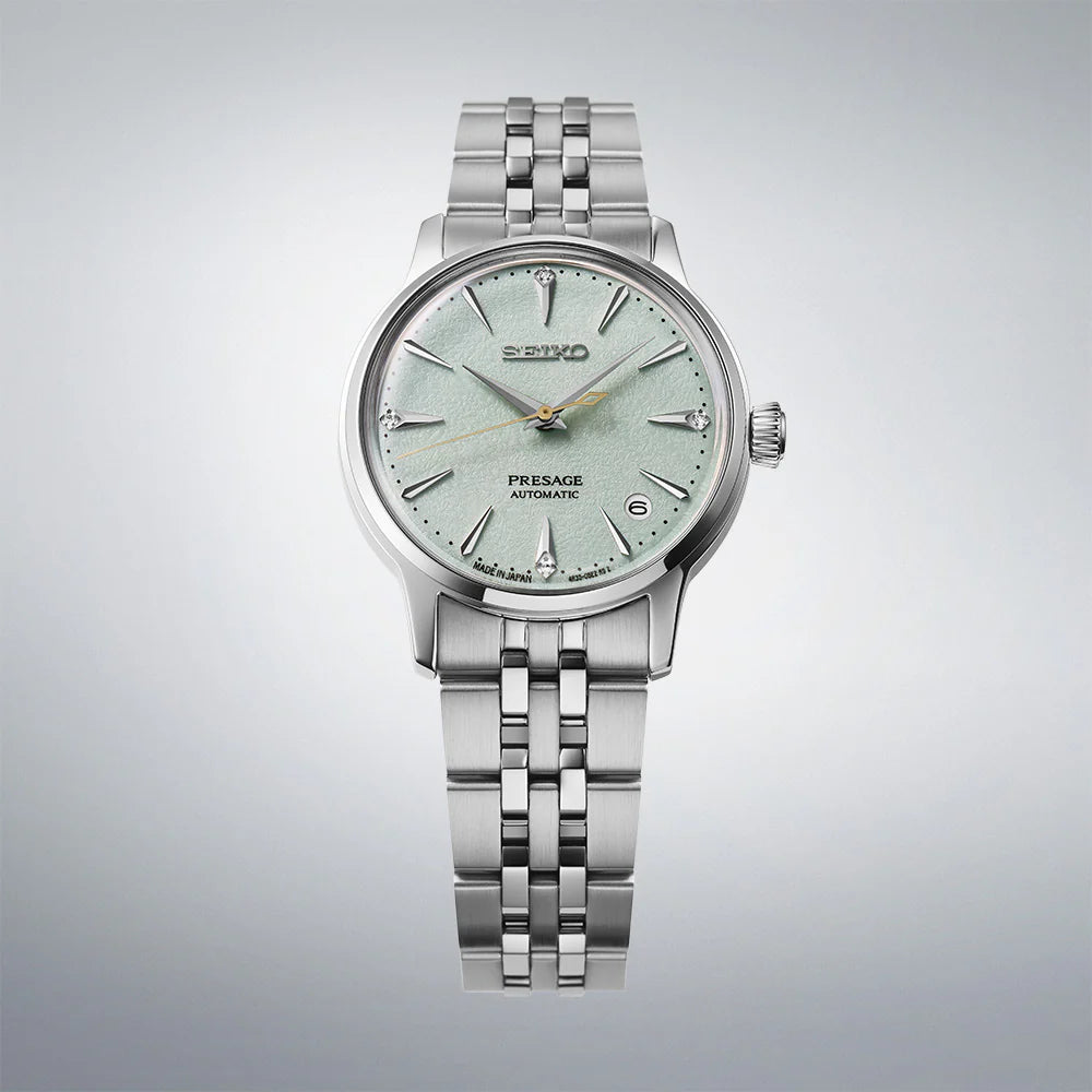 Seiko Presage ‘Frozen Mojito’ Diamond Cocktail Time - SRPL63J1