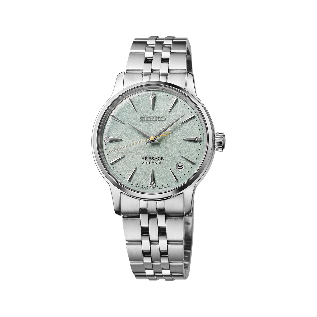 Seiko Presage ‘Frozen Mojito’ Diamond Cocktail Time - SRPL63J1 - KRISHNA WATCH COMPANY