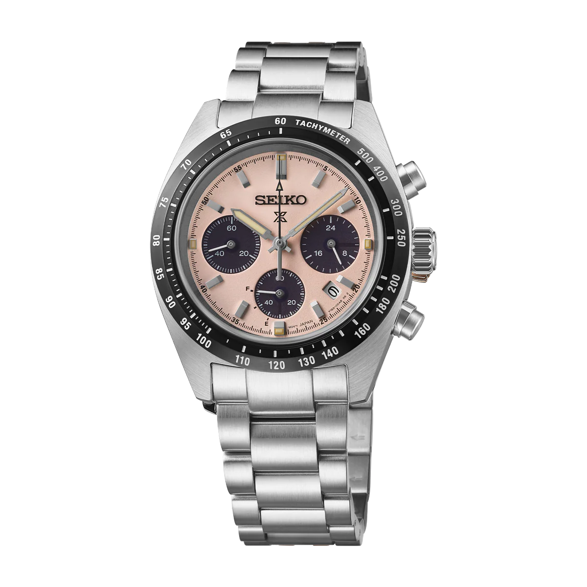 Seiko Prospex Speedtimer in Pale Pink - SSC963P1 - KRISHNA WATCH COMPANY