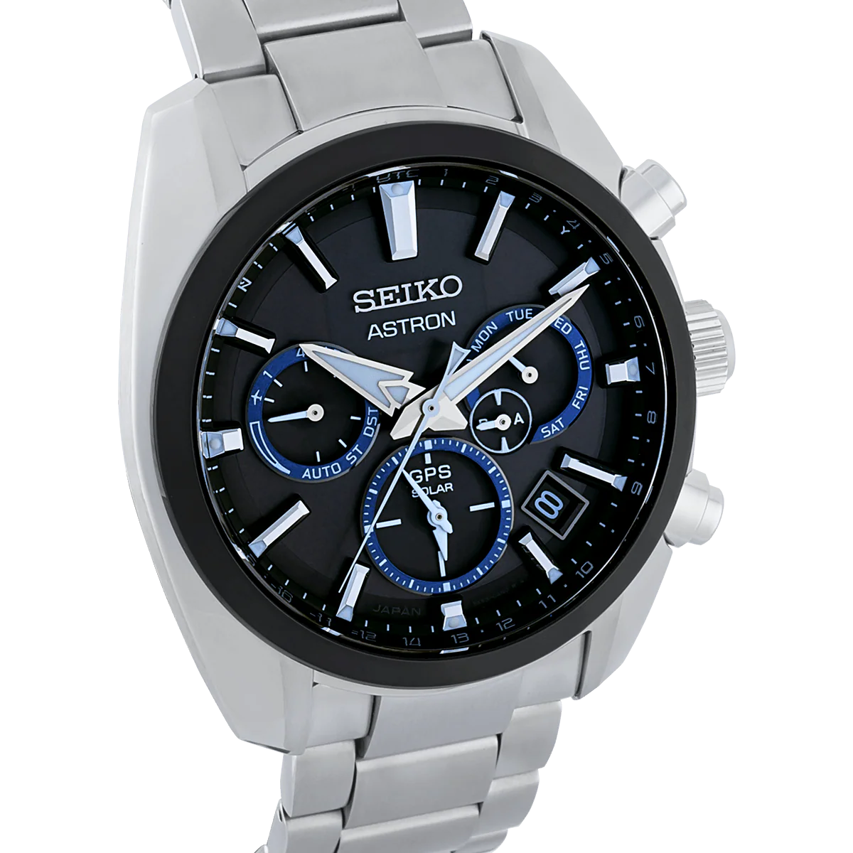 Seiko Astron GPS Solar Dual-time Watch - SSH053J1 - KRISHNA WATCH COMPANY