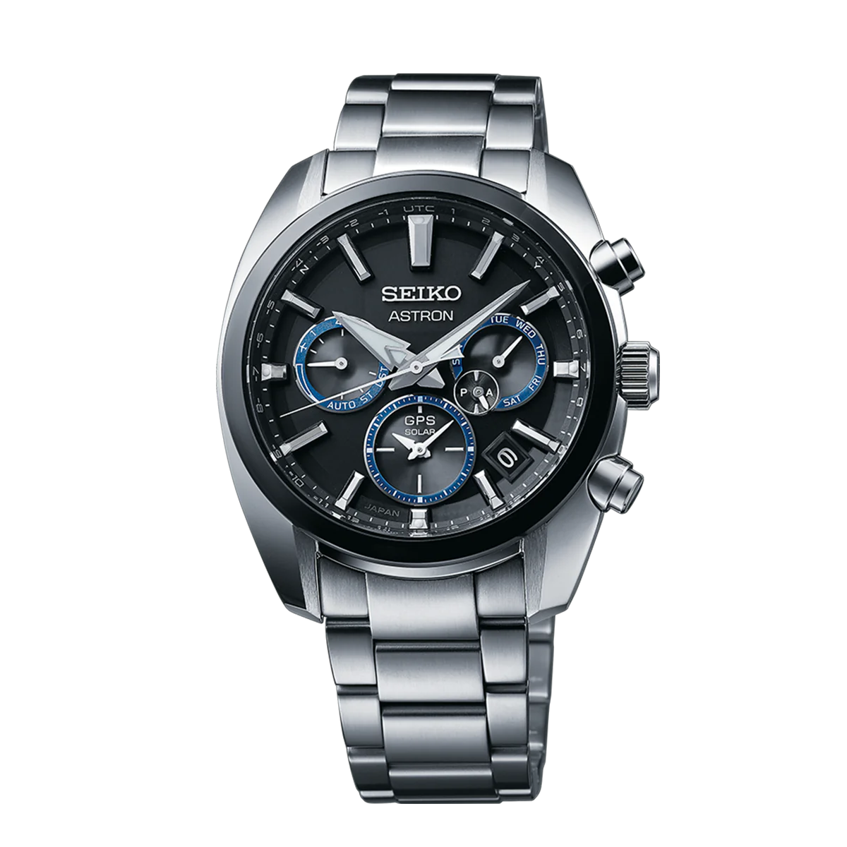 Seiko Astron GPS Solar Dual-time Watch - SSH053J1 - KRISHNA WATCH COMPANY