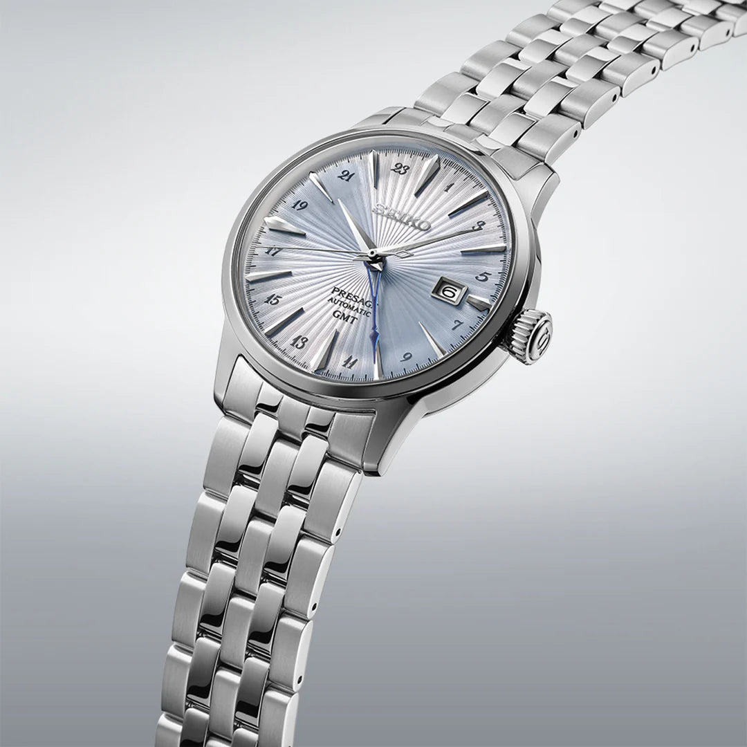 Seiko Presage Skydiving Cocktail Time GMT - SSK037J1 - KRISHNA WATCH COMPANY