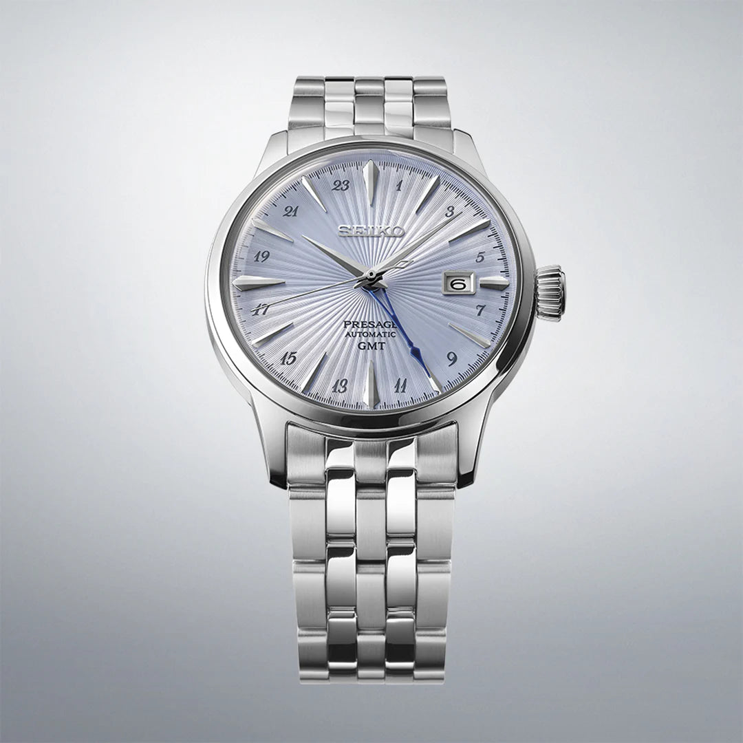 Seiko Presage Skydiving Cocktail Time GMT - SSK037J1 - KRISHNA WATCH COMPANY