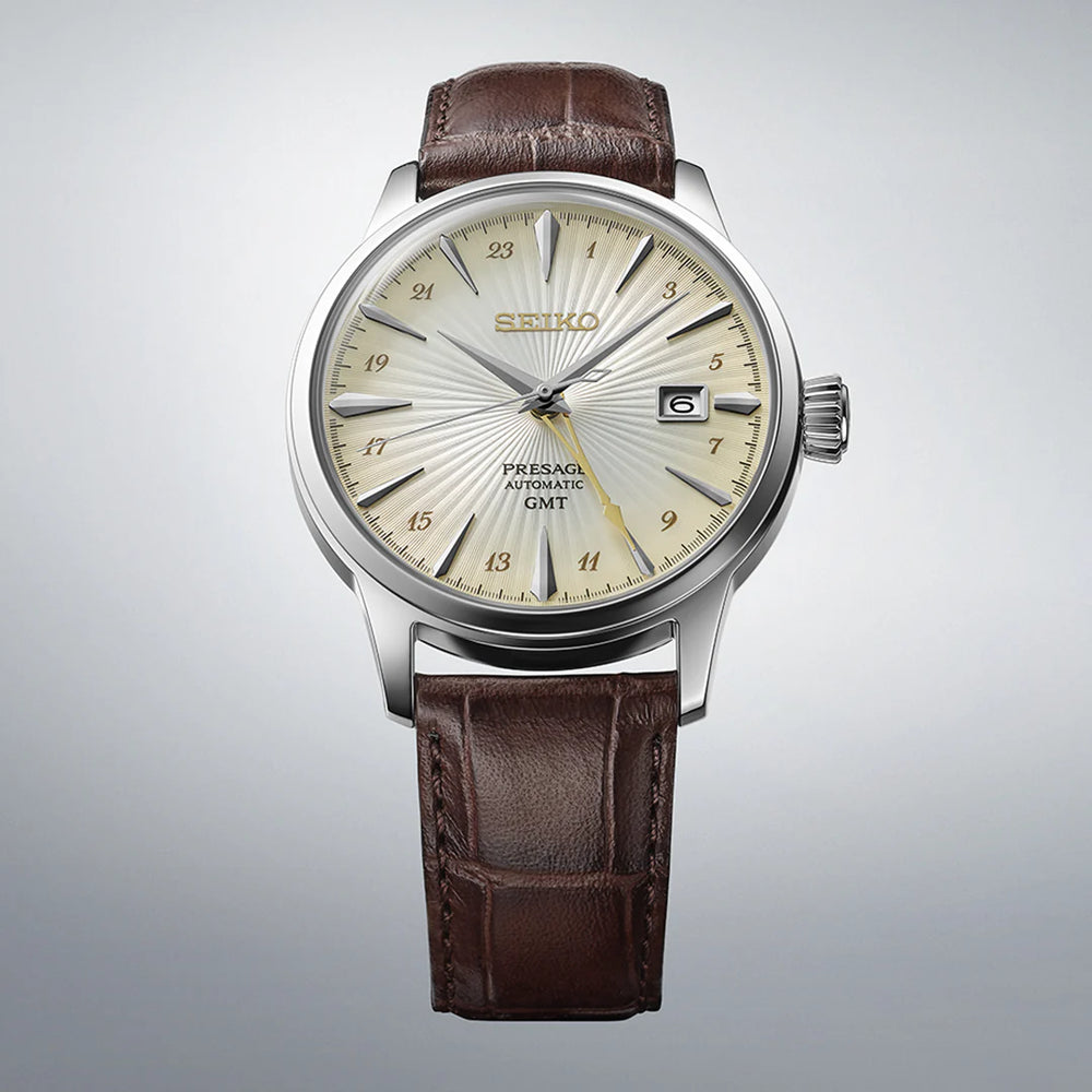 Seiko Presage ‘Acacia’ Cocktail Time GMT - SSK041J1 - KRISHNA WATCH COMPANY
