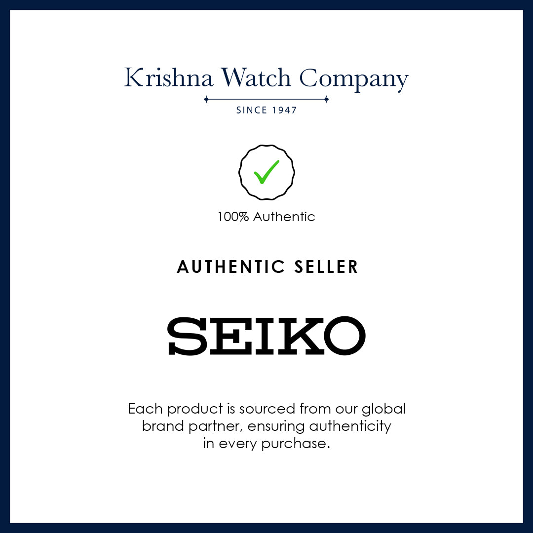 Seiko Presage Style 60s in Golden Yellow - SRPL75J1 - KRISHNA WATCH COMPANY