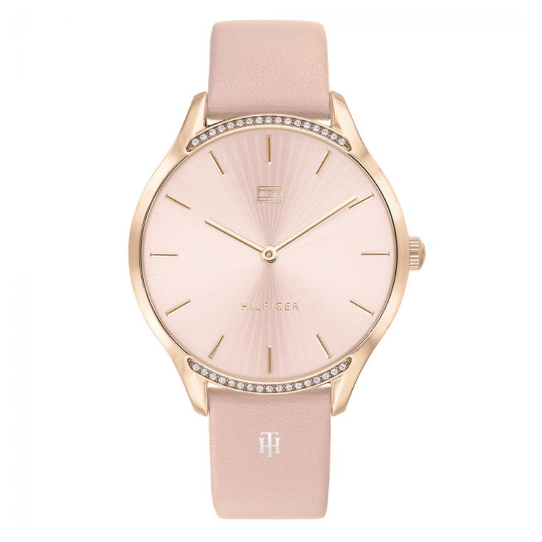 Tommy Hilfiger Women Gray Round Pink Watches 1782215 - KRISHNA WATCH COMPANY
