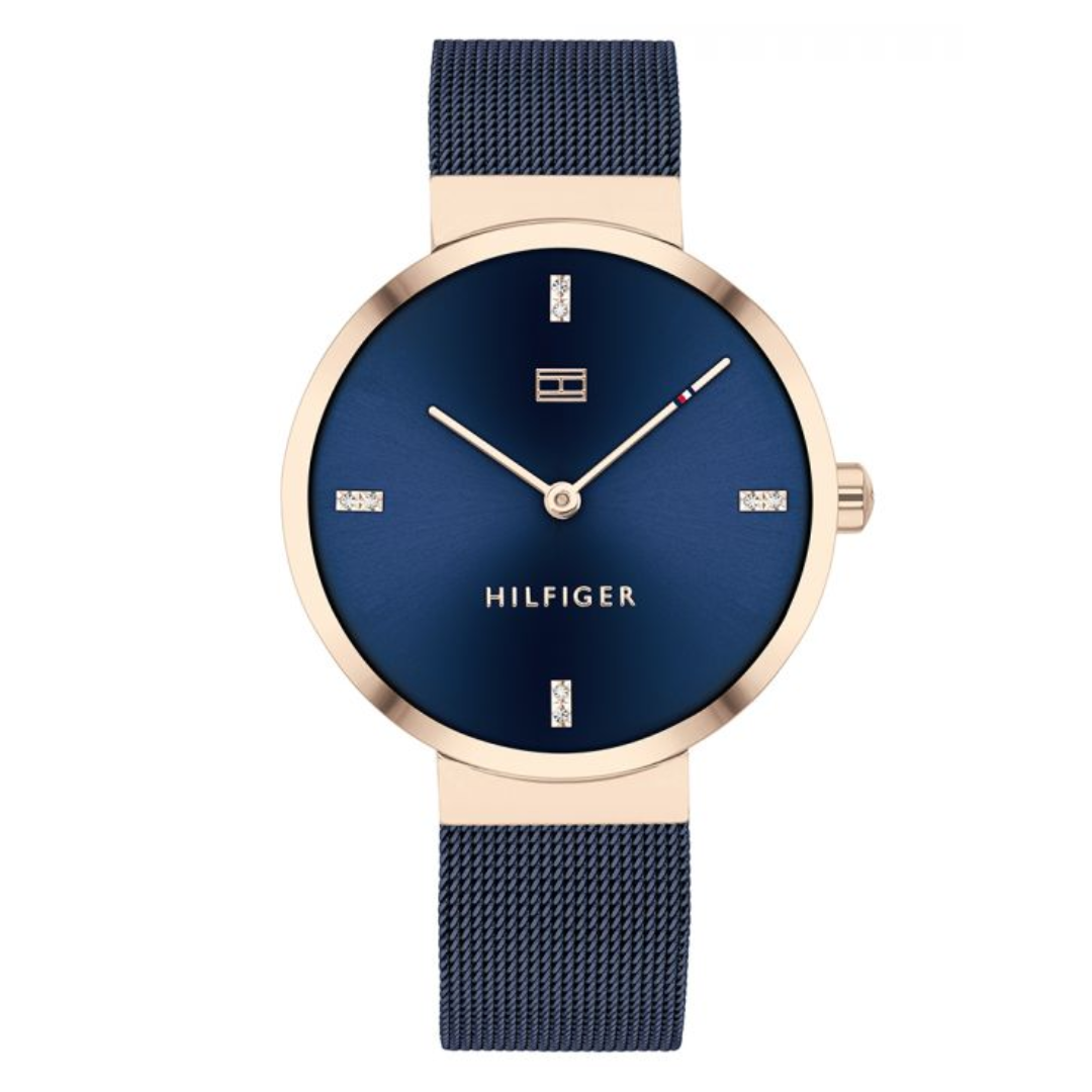 Tommy Hilfiger Women Liberty Round Blue Watches 1782219 - KRISHNA WATCH COMPANY