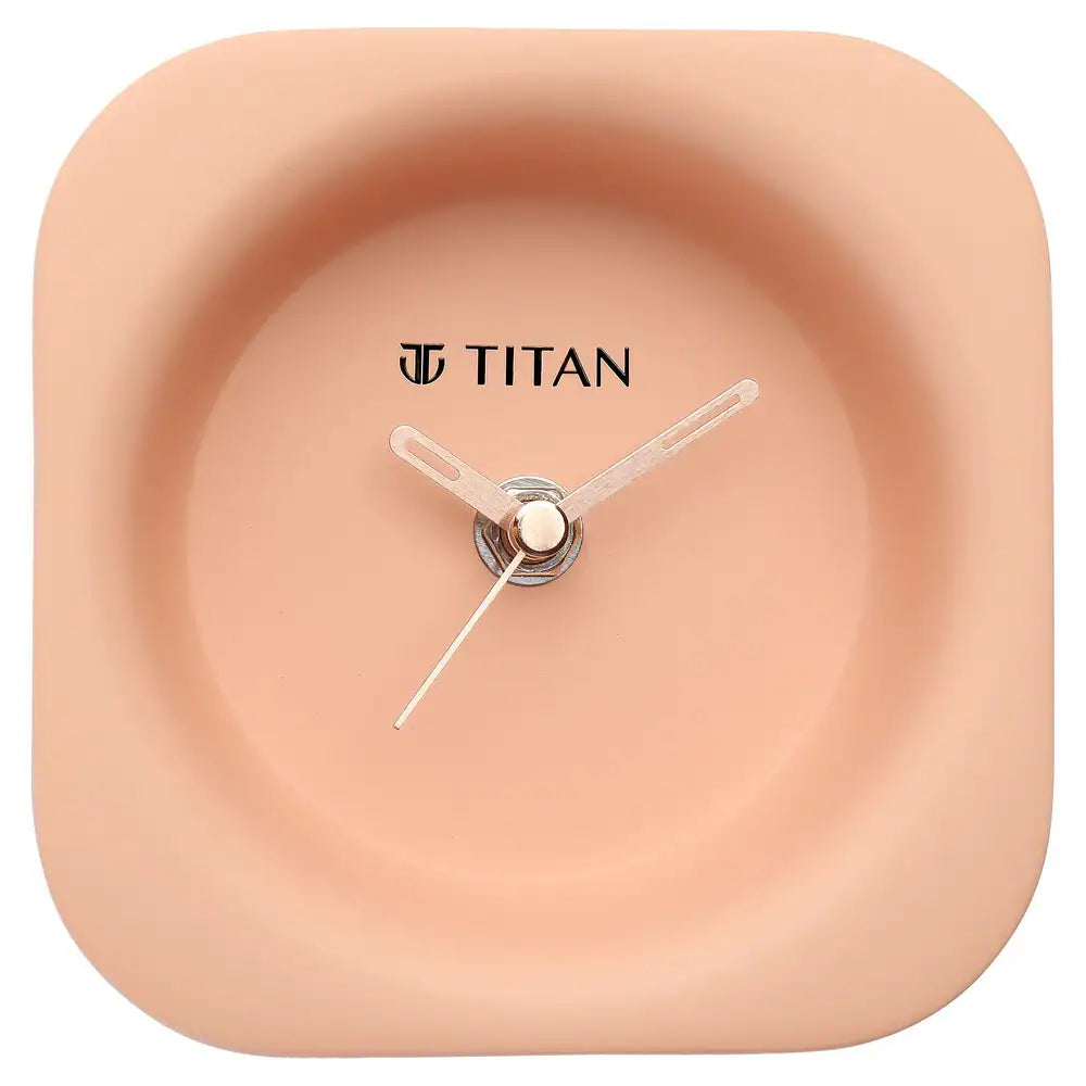 Contemporary Pink Table Clock T0001RA01 - KRISHNA WATCH COMPANY
