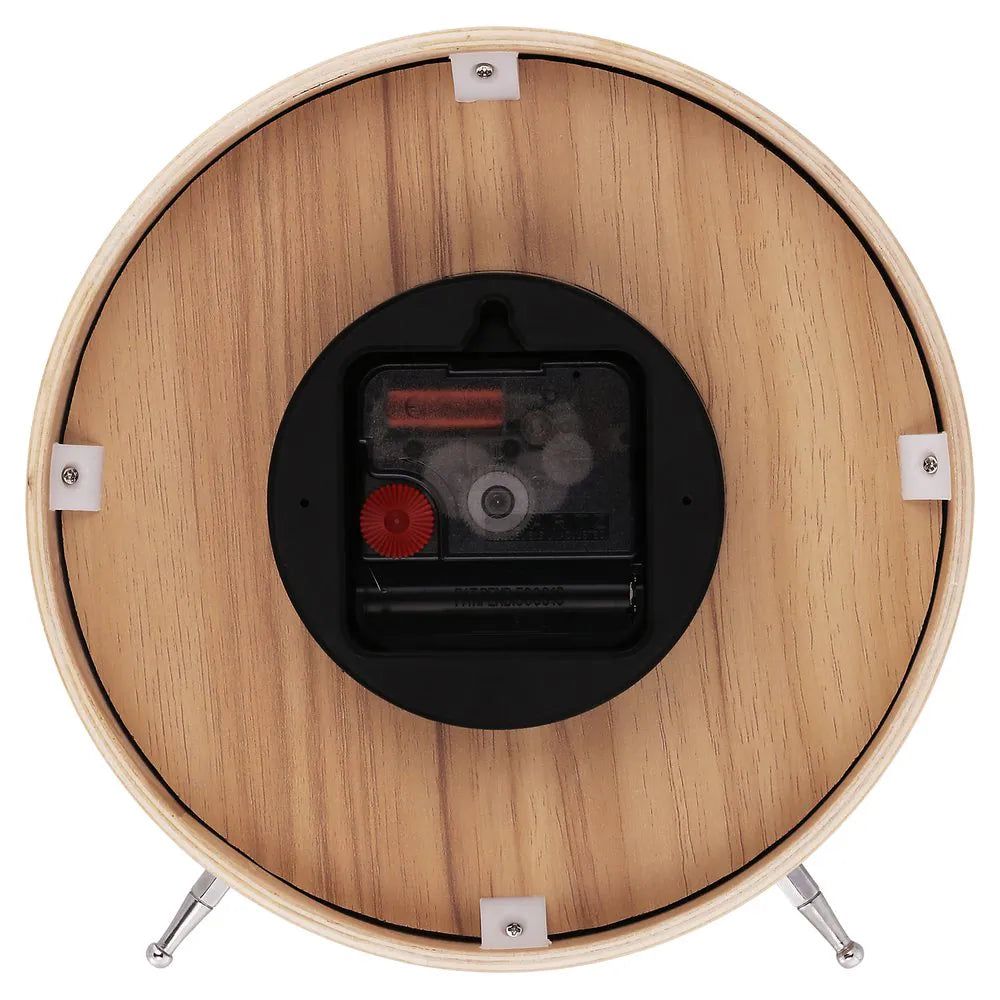 TITAN Wooden Shelf Clock for Kids with a Koala Cartoon Print on Dial T0004WA01 - KRISHNA WATCH COMPANY