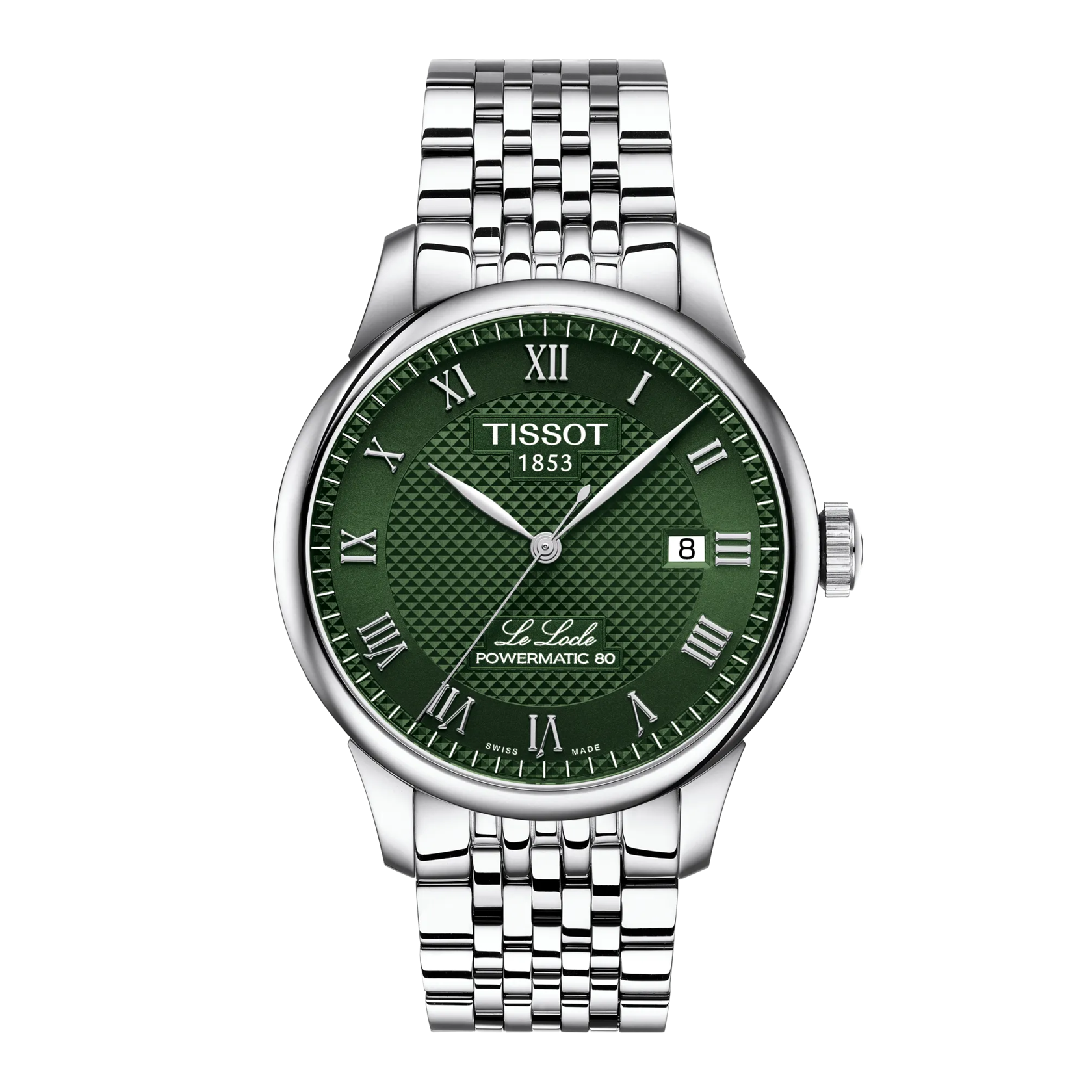 Tissot T-Classic Le Locle 39mm Mens Watch Green T0064071109300 - KRISHNA WATCH COMPANY