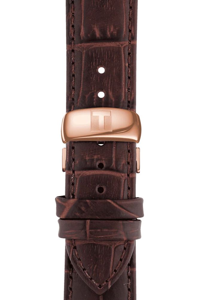 TISSOT TRADITION POWERMATIC 80 OPEN HEART T0639073603800 - KRISHNA WATCH COMPANY