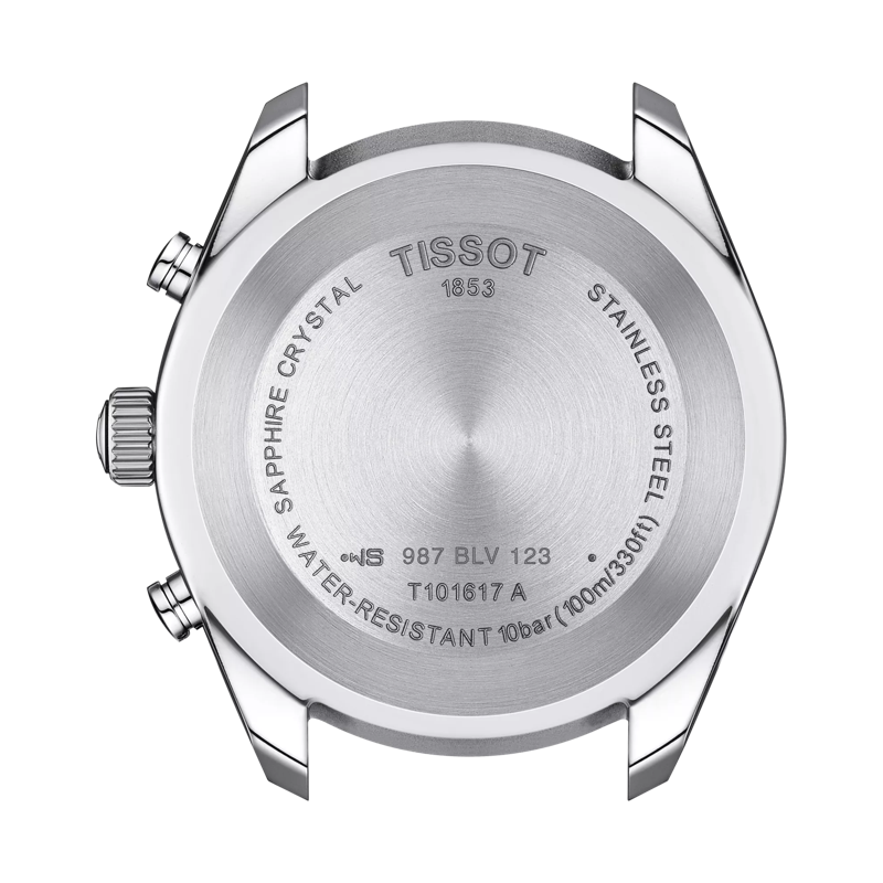 TISSOT PR 100 Men Chronograph Leather Watch T1016171603100 - KRISHNA WATCH COMPANY